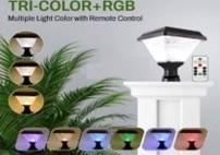 Solar Gate & Pillar Light