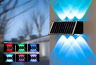 Solar Wall Light 3+3 RGB