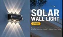 Solar Wall Light 3+3 Warm White