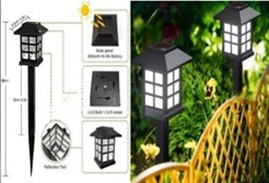 LED SOLAR GARDEN/LAWN/PATH LIGHT IP65